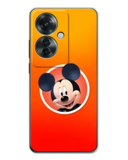 Чехол для OPPO Reno 11F с картинкой «Mickey в круге»