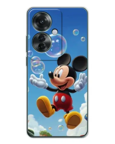Чехол для OPPO Reno 11F с картинкой «Mickey и мыльные пузыри» Чехол для OPPO Reno 11F с картинкой «Mickey и мыльные пузыри»