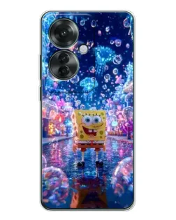 Чехол для OPPO Reno 11F с картинкой «Неоновый океан»