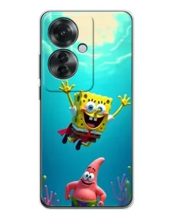 Чохол для OPPO Reno 11F з картинкою «Спанч Боб під водою» Чохол для OPPO Reno 11F з картинкою «Спанч Боб під водою»