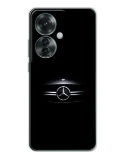 Чехол для OPPO Reno 11F с картинкой «Mercedes — абстрактные линии»