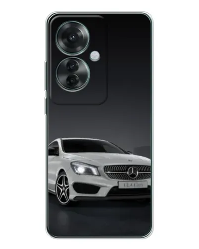 Чехол для OPPO Reno 11F с картинкой «Mercedes AMG GT Silver»
