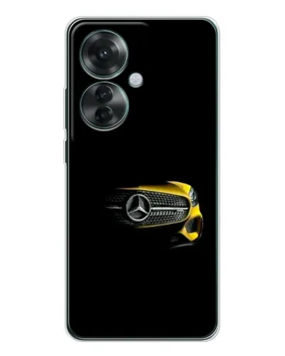 Чехол для OPPO Reno 11F с картинкой «Mercedes — ретро стиль»