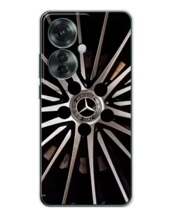 Чехол для OPPO Reno 11F с картинкой «Диск Mercedes»