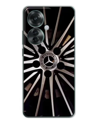 Чехол для OPPO Reno 11F с картинкой «Диск Mercedes»