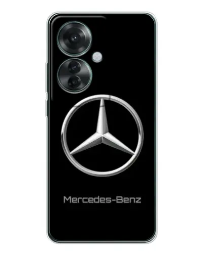 Чехол для OPPO Reno 11F с картинкой «Mercedes Silver Logo»