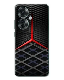 Чехол для OPPO Reno 11F с картинкой «Mercedes Carbon Grid»
