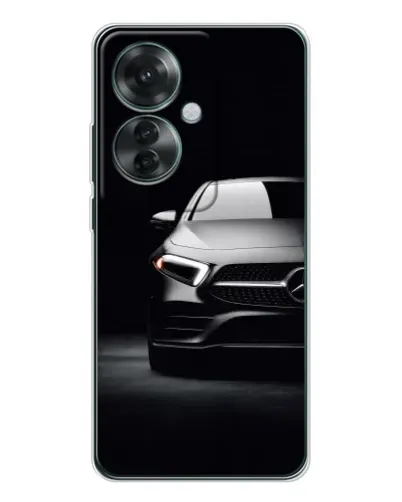 Чехол для OPPO Reno 11F с картинкой «Свет фар Mercedes»