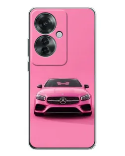 Чохол для OPPO Reno 11F з картинкою «Рожевий Mercedes AMG» Чохол для OPPO Reno 11F з картинкою «Рожевий Mercedes AMG»