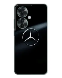 Чохол для OPPO Reno 11F з картинкою «Mercedes на металі» Чохол для OPPO Reno 11F з картинкою «Mercedes на металі»