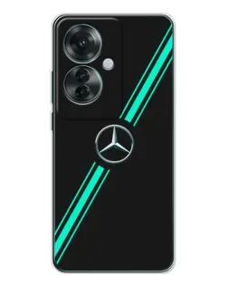 Чохол для OPPO Reno 11F з картинкою «Спортивні лінії Mercedes» Чохол для OPPO Reno 11F з картинкою «Спортивні лінії Mercedes»