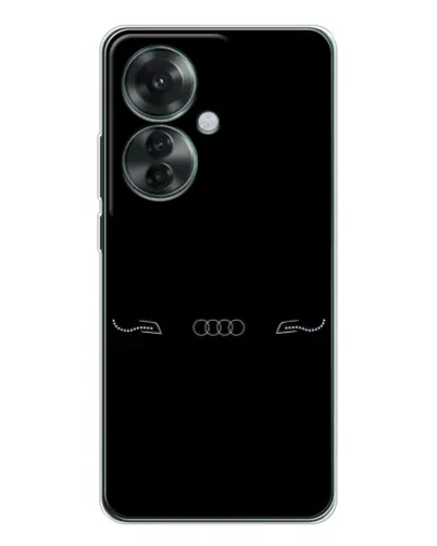 Чехол для OPPO Reno 11F с картинкой «Audi — световой подпись»