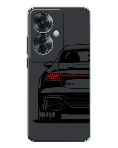 Чехол для OPPO Reno 11F с картинкой «Задняя часть Audi — арт»