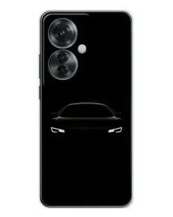 Чехол для OPPO Reno 11F с картинкой «Взгляд Audi в темноте»