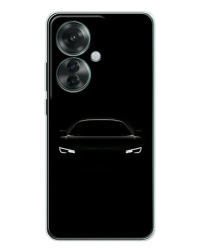 Чехол для OPPO Reno 11F с картинкой «Взгляд Audi в темноте»