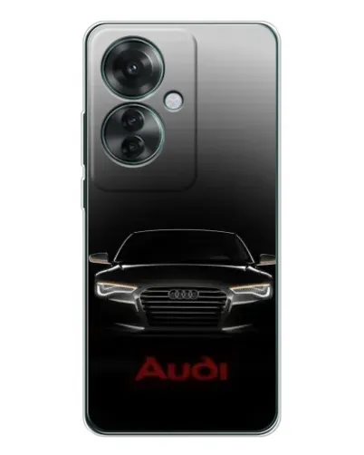 Чехол для OPPO Reno 11F с картинкой «Audi — градиентный контур»