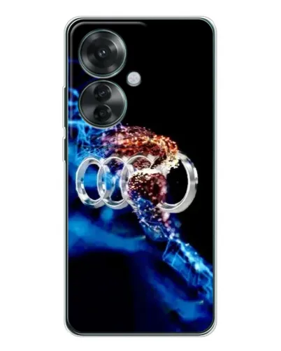 Чехол для OPPO Reno 11F с картинкой «Энергия лого Audi»