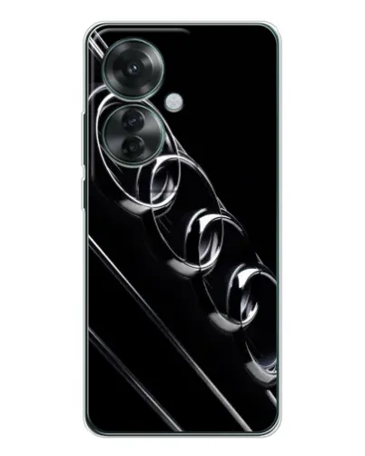 Чехол для OPPO Reno 11F с картинкой «Audi — абстрактные кольца»