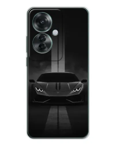 Чехол для OPPO Reno 11F с картинкой «Lamborghini симметрия дорог»