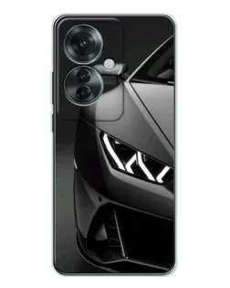 Чехол для OPPO Reno 11F с картинкой «Lamborghini фары детализация»