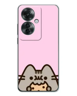 Чохол для OPPO Reno 11F з картинкою «Pusheen та печиво» Чохол для OPPO Reno 11F з картинкою «Pusheen та печиво»