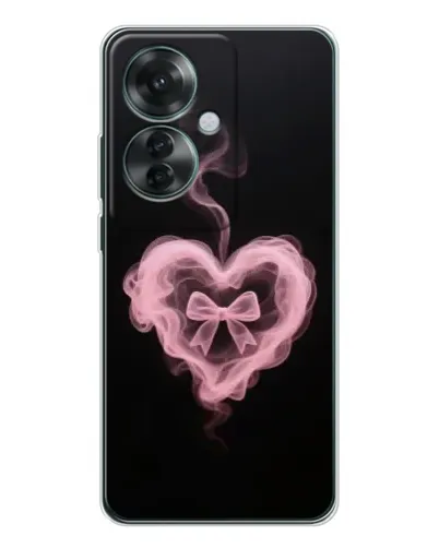 Чехол для OPPO Reno 11F с картинкой «Дымчатое сердце»