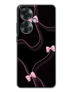 Чехол для OPPO Reno 11F с картинкой «Розовые ленты»