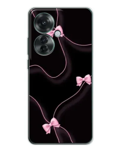 Чехол для OPPO Reno 11F с картинкой «Розовые ленты»