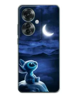 Чехол для OPPO Reno 11F с картинкой «Лунная ночь Стича»