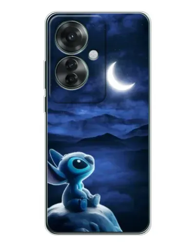 Чехол для OPPO Reno 11F с картинкой «Лунная ночь Стича»