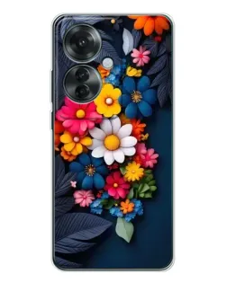 Чохол для OPPO Reno 11F з картинкою «Квіткова феєрія»