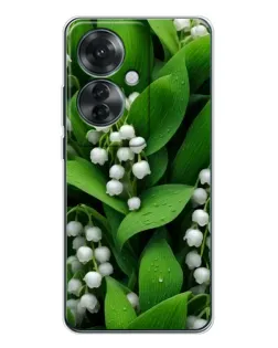 Чохол для OPPO Reno 11F з картинкою «Конвалії в зелені»
