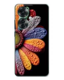 Чохол для OPPO Reno 11F з картинкою «Райдужна квітка»