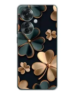 Чохол для OPPO Reno 11F з картинкою «Конюшина в золоті»