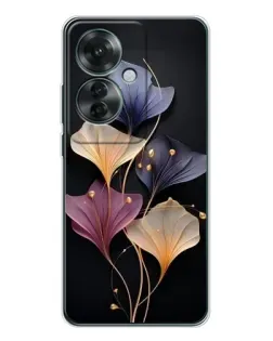Чохол для OPPO Reno 11F з картинкою «Лілові квіти грації»