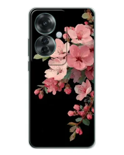 Чехол для OPPO Reno 11F с картинкой «Розовая ветка сакуры»