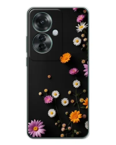 Чехол для OPPO Reno 11F с картинкой «Цветочная композиция»