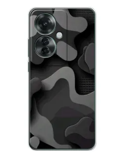 Чохол для OPPO Reno 11F з картинкою «Темний абстрактний камуфляж» Чохол для OPPO Reno 11F з картинкою «Темний абстрактний камуфляж»