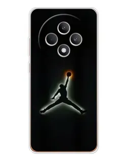 Чехол для OPPO Reno 12 F с картинкой «Jordan Gradient Logo»