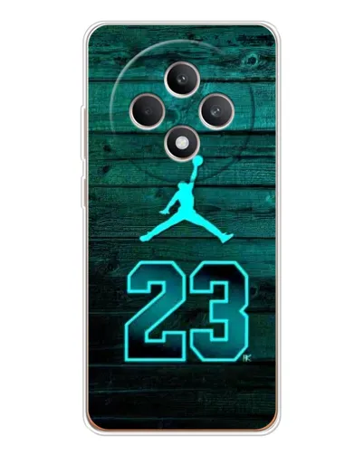 Чехол для OPPO Reno 12 F с картинкой «Jordan Cyan 23»
