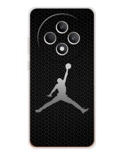 Чехол для OPPO Reno 12 F с картинкой «Jordan Dark Carbon»