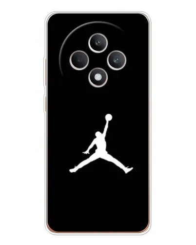 Чехол для OPPO Reno 12 F с картинкой «Jordan Silhouette»