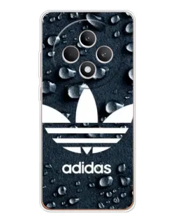 Чехол для OPPO Reno 12 F с картинкой «Adidas Trefoil Blue»