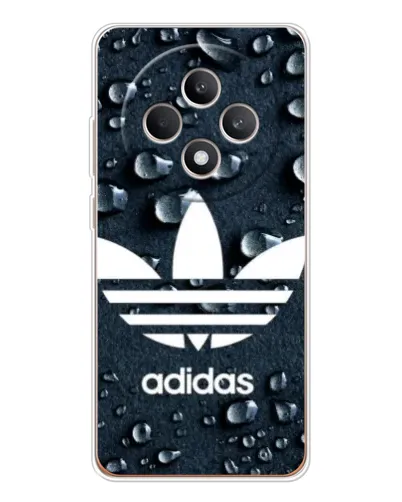 Чехол для OPPO Reno 12 F с картинкой «Adidas Trefoil Blue»