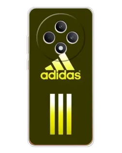 Чехол для OPPO Reno 12 F с картинкой «Оливковый градиент Adidas»