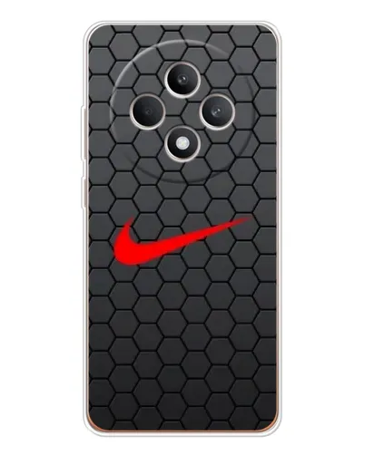 Чехол для OPPO Reno 12 F с картинкой «Nike — карбоновая сетка» Чехол для OPPO Reno 12 F с картинкой «Nike — карбоновая сетка»