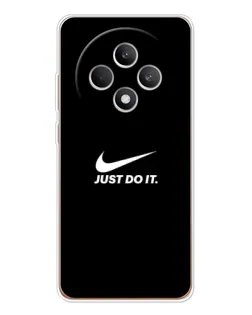 Чехол для OPPO Reno 12 F с картинкой «Минимализм от Nike»