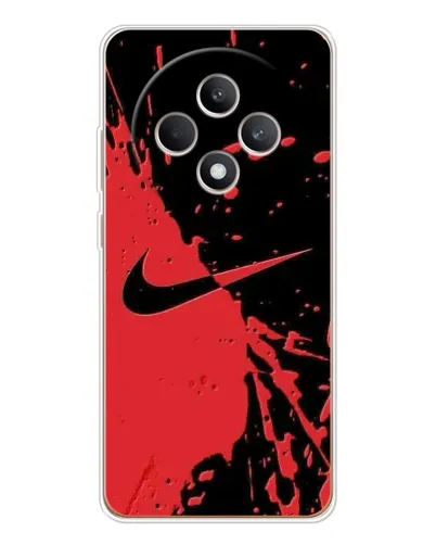 Чохол для OPPO Reno 12 F з картинкою «Червоні бризки Nike» Чохол для OPPO Reno 12 F з картинкою «Червоні бризки Nike»
