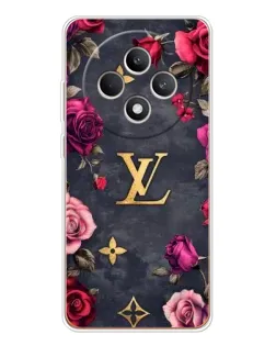 Чехол для OPPO Reno 12 F с картинкой «Цветочный Louis Vuitton»