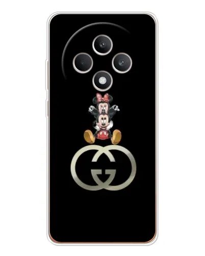 Чехол для OPPO Reno 12 F с картинкой «Минни Маус на лого» Чехол для OPPO Reno 12 F с картинкой «Минни Маус на лого»